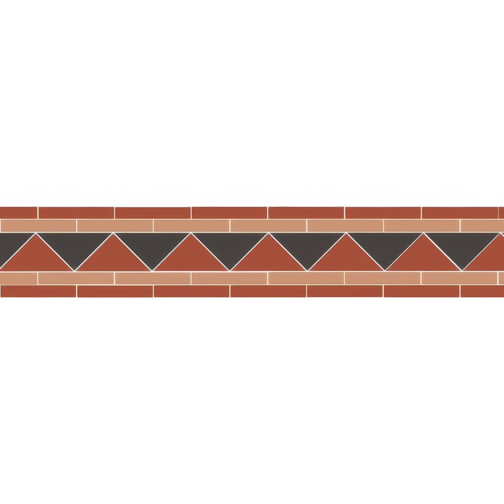 Byron Red Black and Old London - Hyperion Tiles