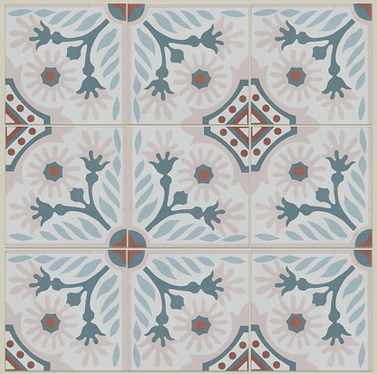 Cabana Porcelain Flamingo Tree - Hyperion Tiles