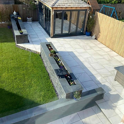 Calacatta Gold Matt Porcelain Paving - Hyperion Tiles