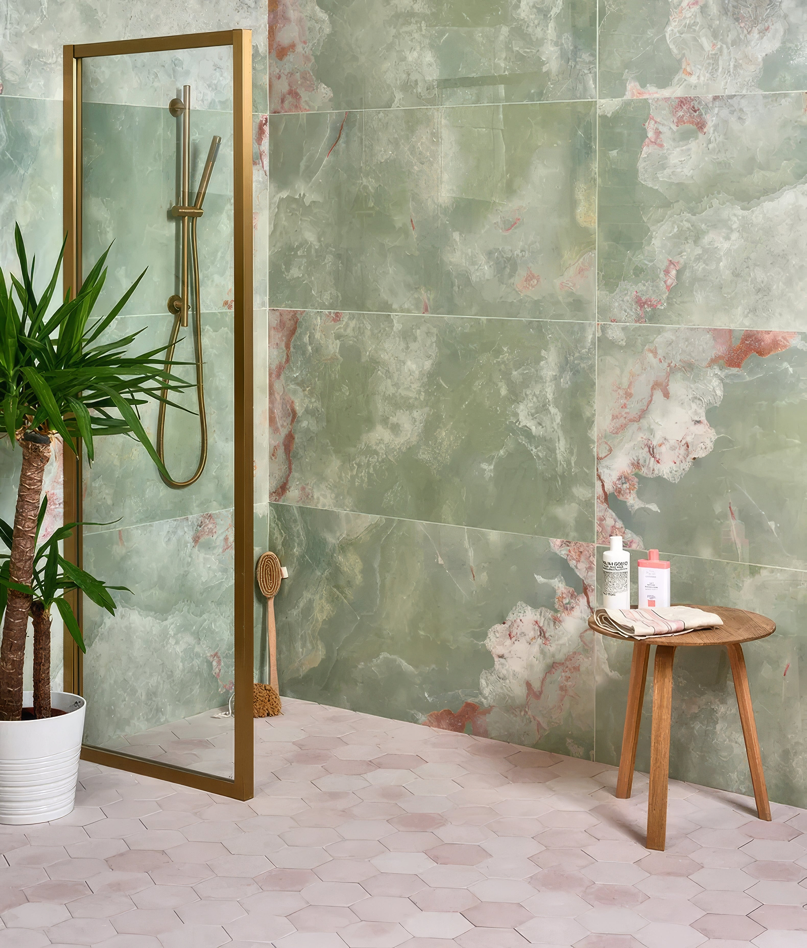 Porcelain Jade Polished Tiles - Modern Onyx Effect – Hyperion Tiles