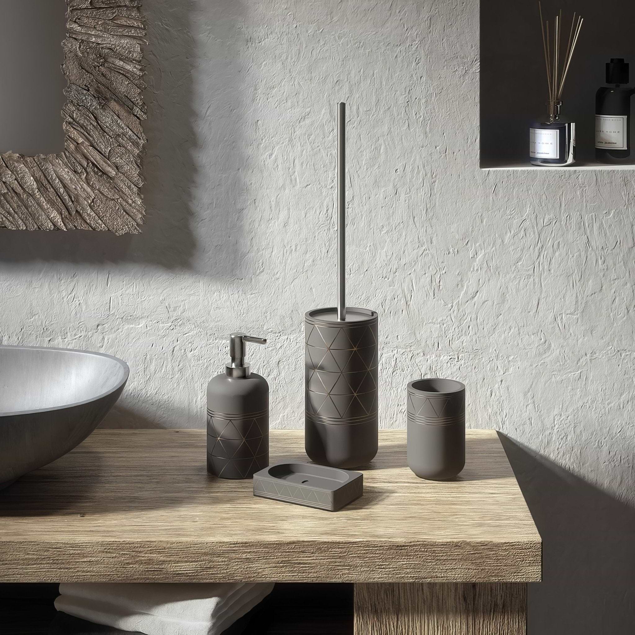 Calipso Soap Dispenser Grey - Hyperion Tiles