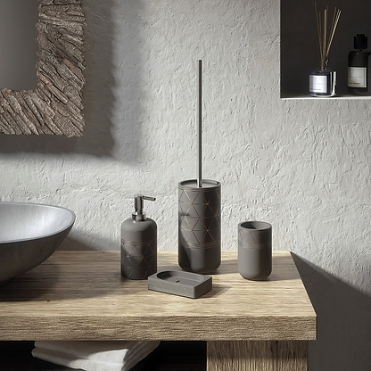 Calipso Soap Dispenser Grey - Hyperion Tiles