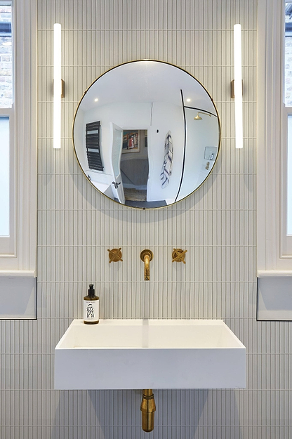 Candy Cane Porcelain Mosaic Peppermint - Hyperion Tiles