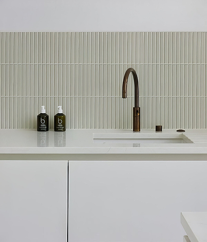 Candy Cane Porcelain Mosaic Vanilla - Hyperion Tiles