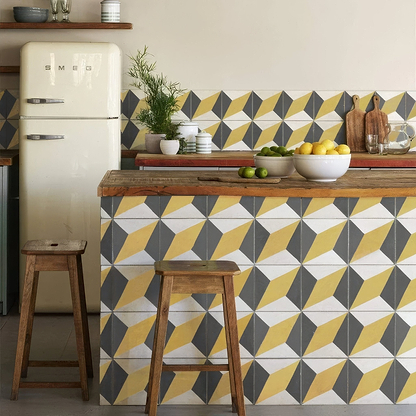 Canola Yellow Otura Tile - Hyperion Tiles