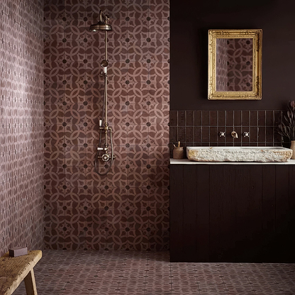 Carmona Marron Tile - Hyperion Tiles