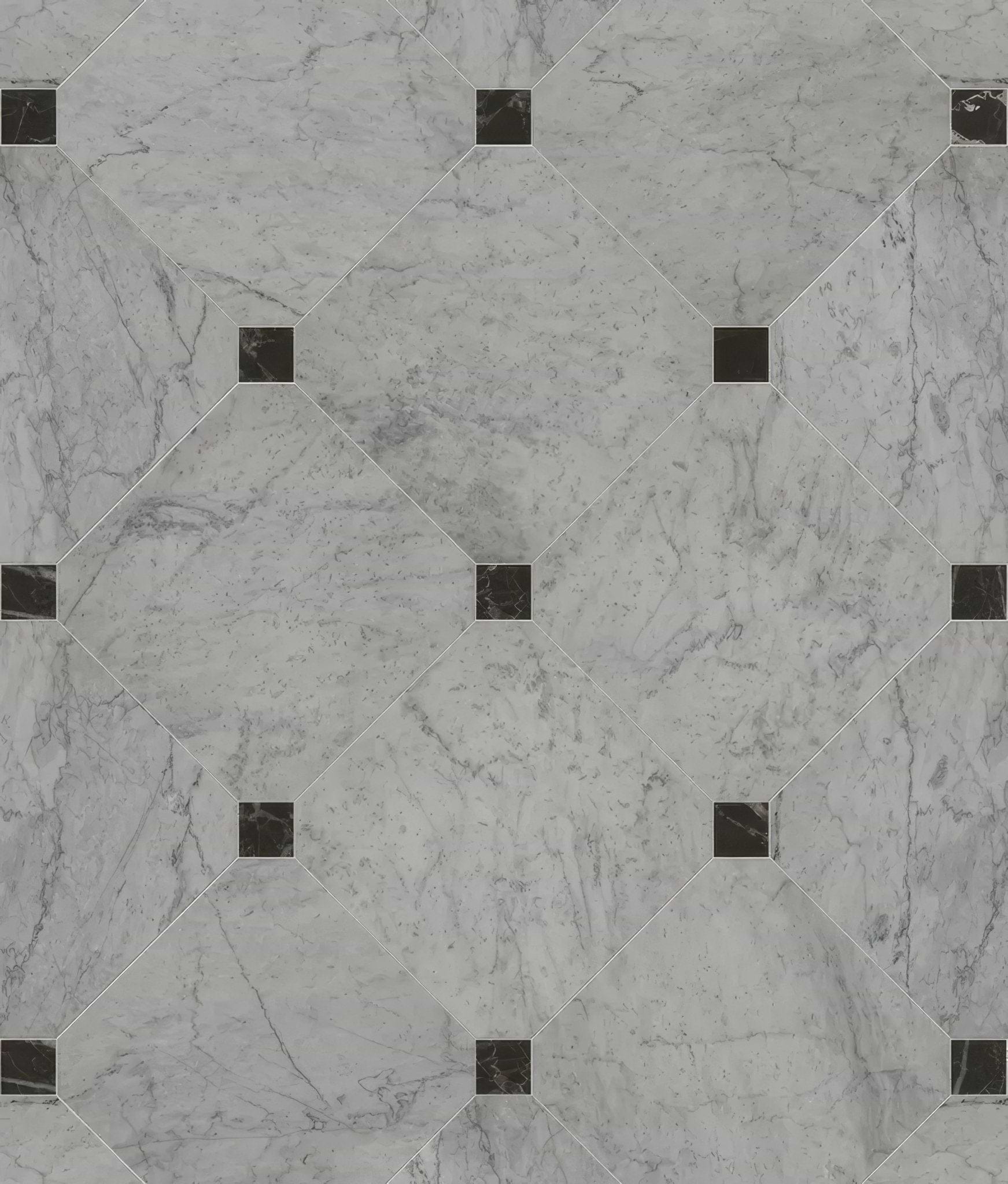 Carrara Miscela Honed Marble 61 x 61cm By Hyperion Tiles