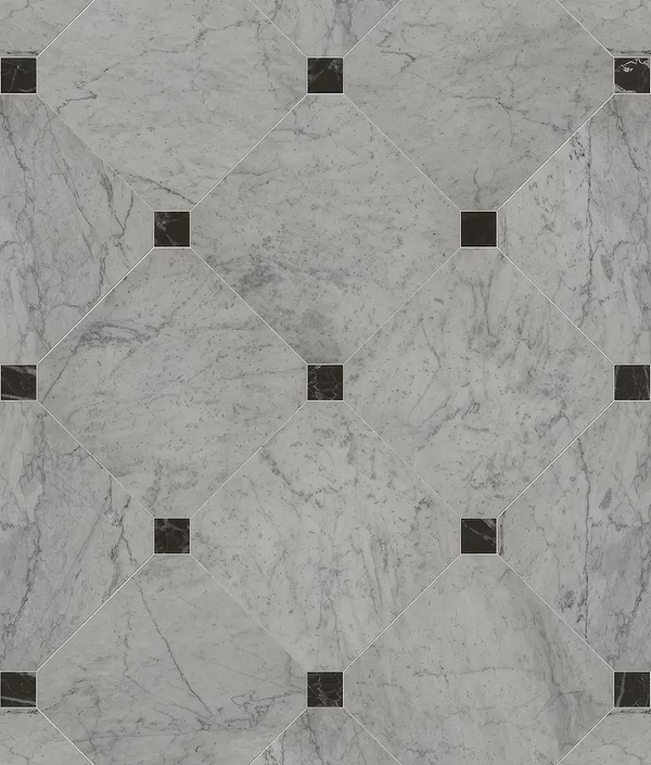 Carrara Miscela Honed Marble 61 x 61cm By Hyperion Tiles