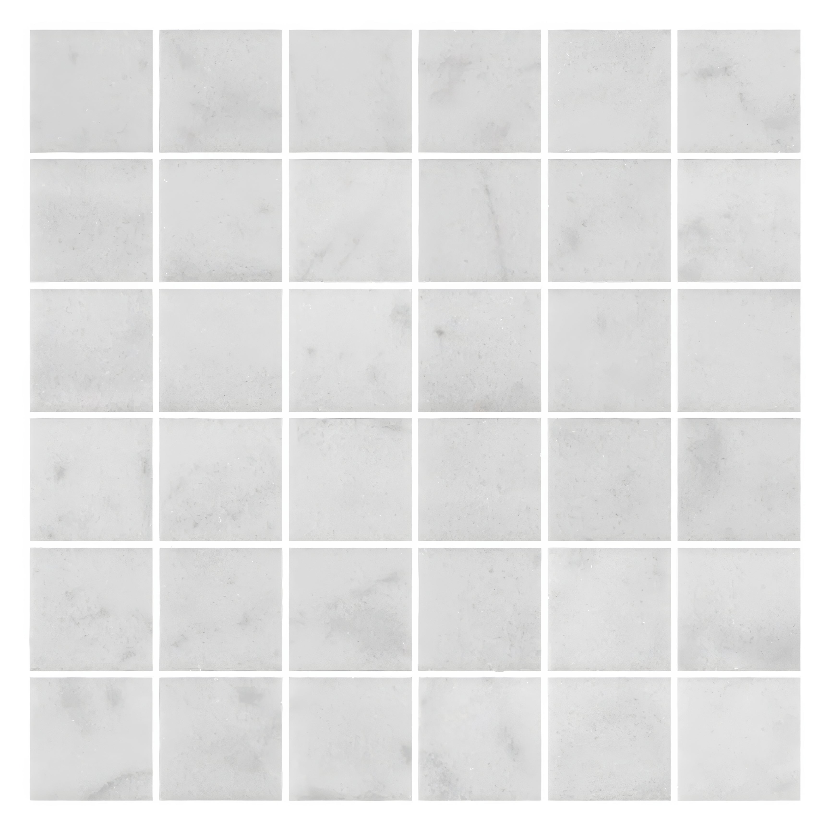 Carrara White Marble 48mm Mosaic Tile - Hyperion Tiles