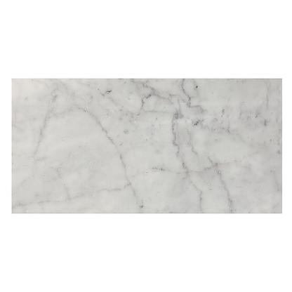 Carrara White Marble Tile 91 x 45.7cm - Hyperion Tiles