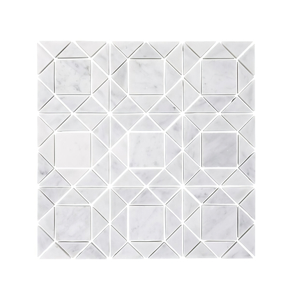 Carrara White Jewel Mosaic - Hyperion Tiles