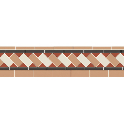 Carroll White Red and Old London - Hyperion Tiles