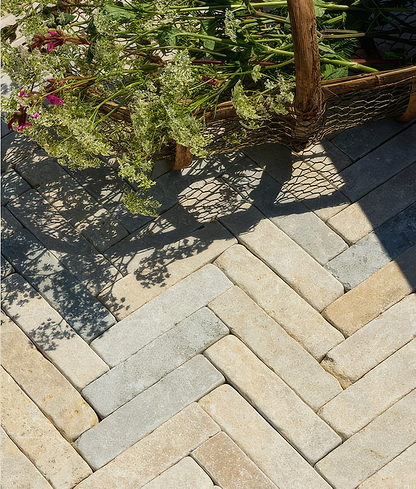 Castilan Limestone Tumbled Klinkers From Hyperion Tiles