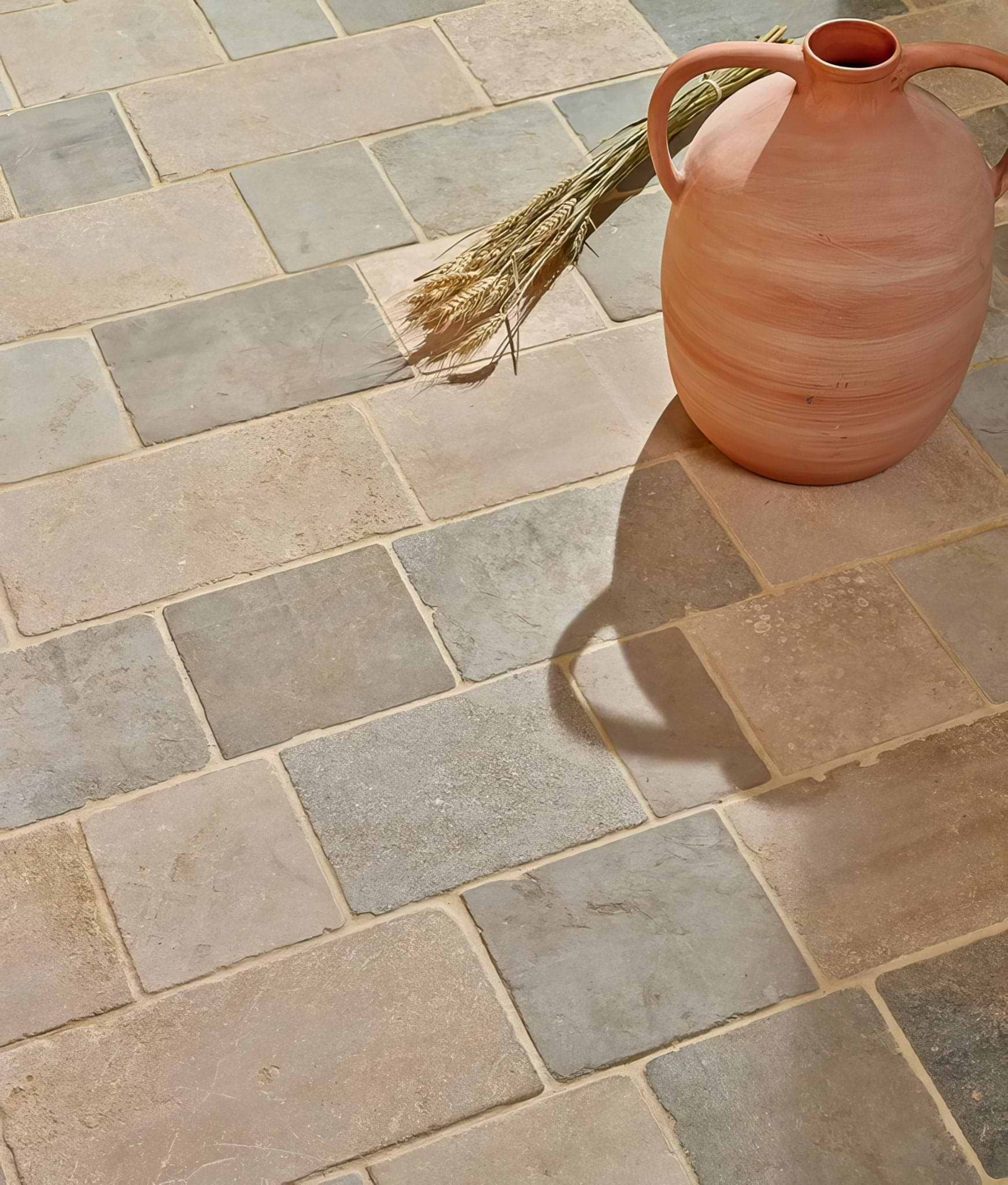 Castilan Limestone Cobbles Tumbled - Hyperion Tiles