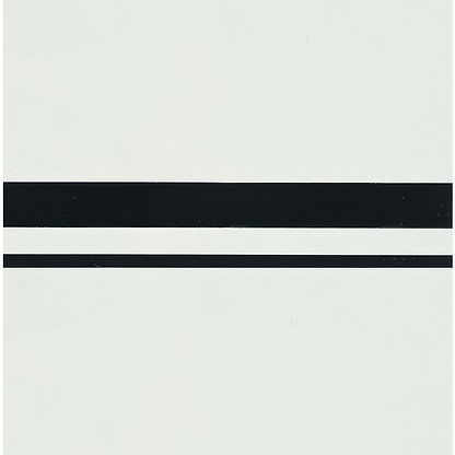 Cavendish Border Black on Dover White - Hyperion Tiles