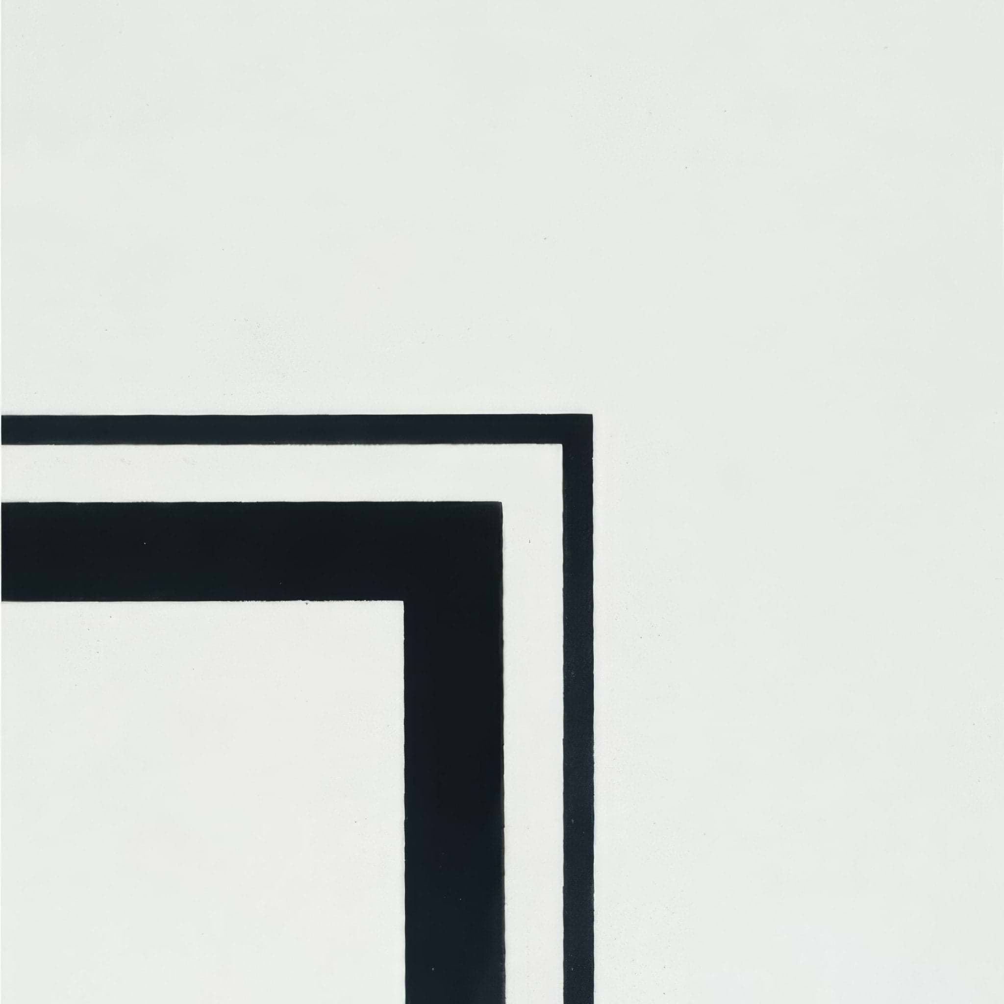 Cavendish External Corner Black on Dover White - Hyperion Tiles
