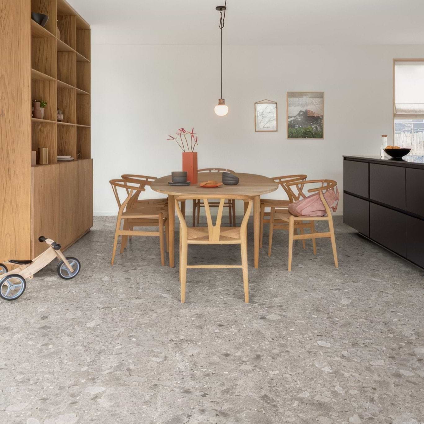 Ceppo F527 Terrazzo Small Vinyl Tiles - Hyperion Tiles