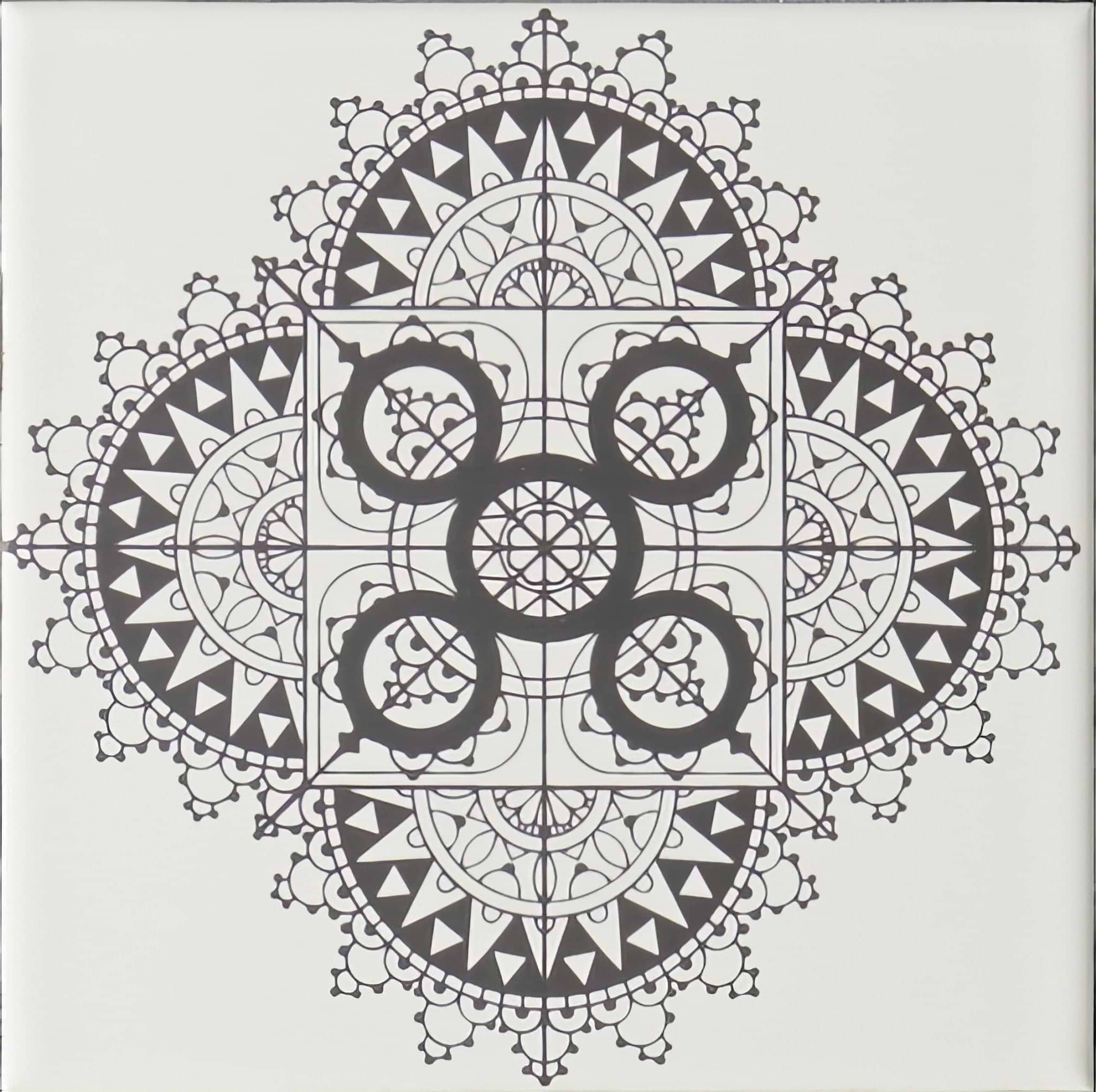 Chantilly Grey on Brilliant White - Hyperion Tiles