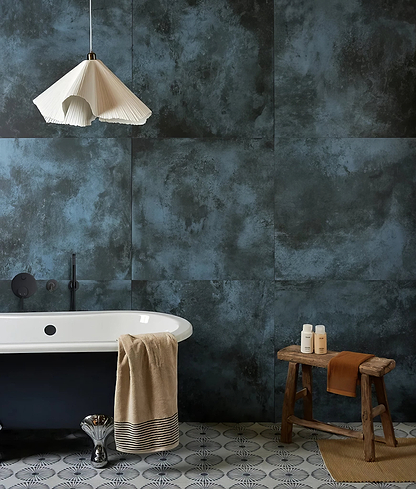 Chemistry Porcelain Denim - Hyperion Tiles
