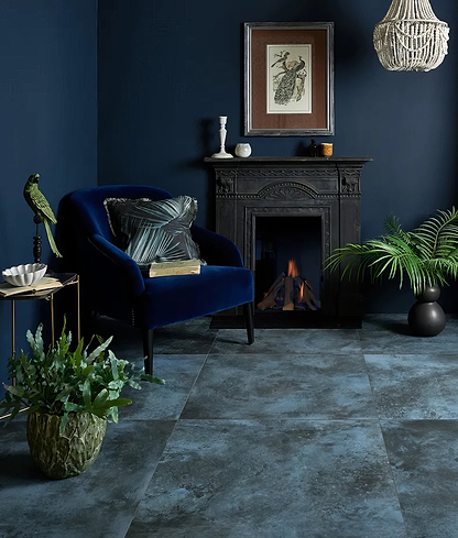 Chemistry Porcelain Denim - Hyperion Tiles