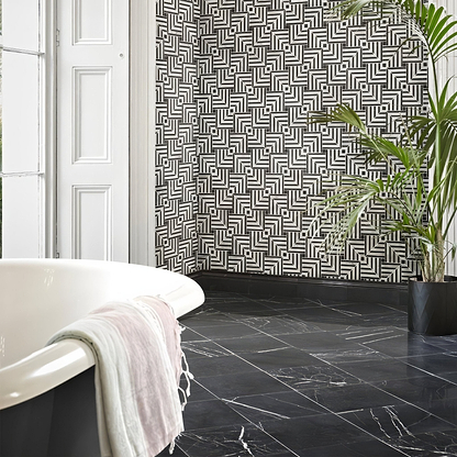 Chequers Court Black - Hyperion Tiles