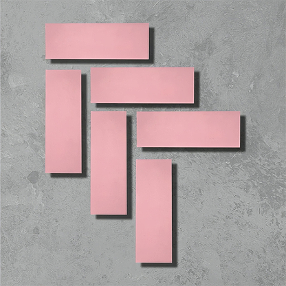 Cherry Red Herringbone Tile - Hyperion Tiles