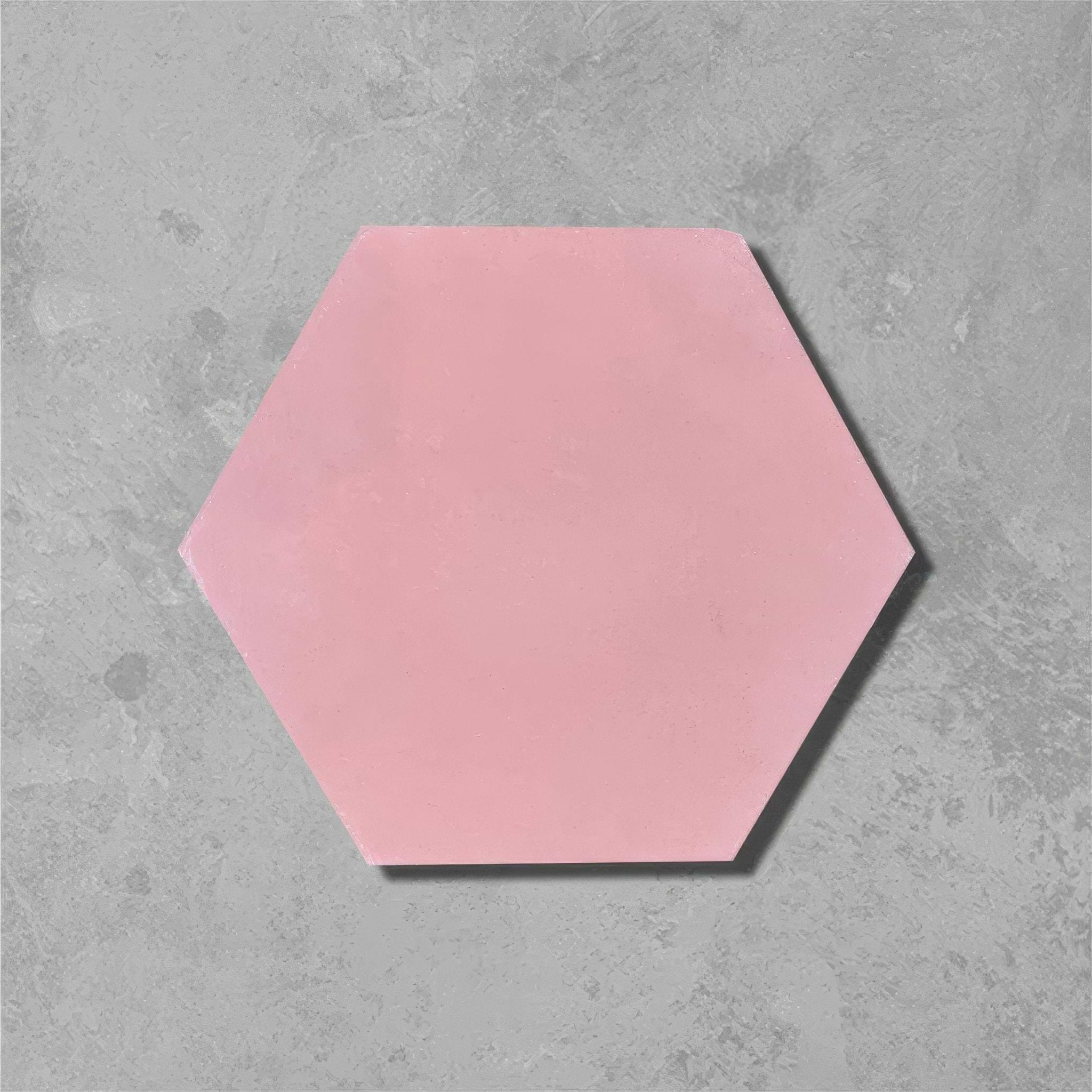 Cherry Red Hexagonal Tile - Hyperion Tiles