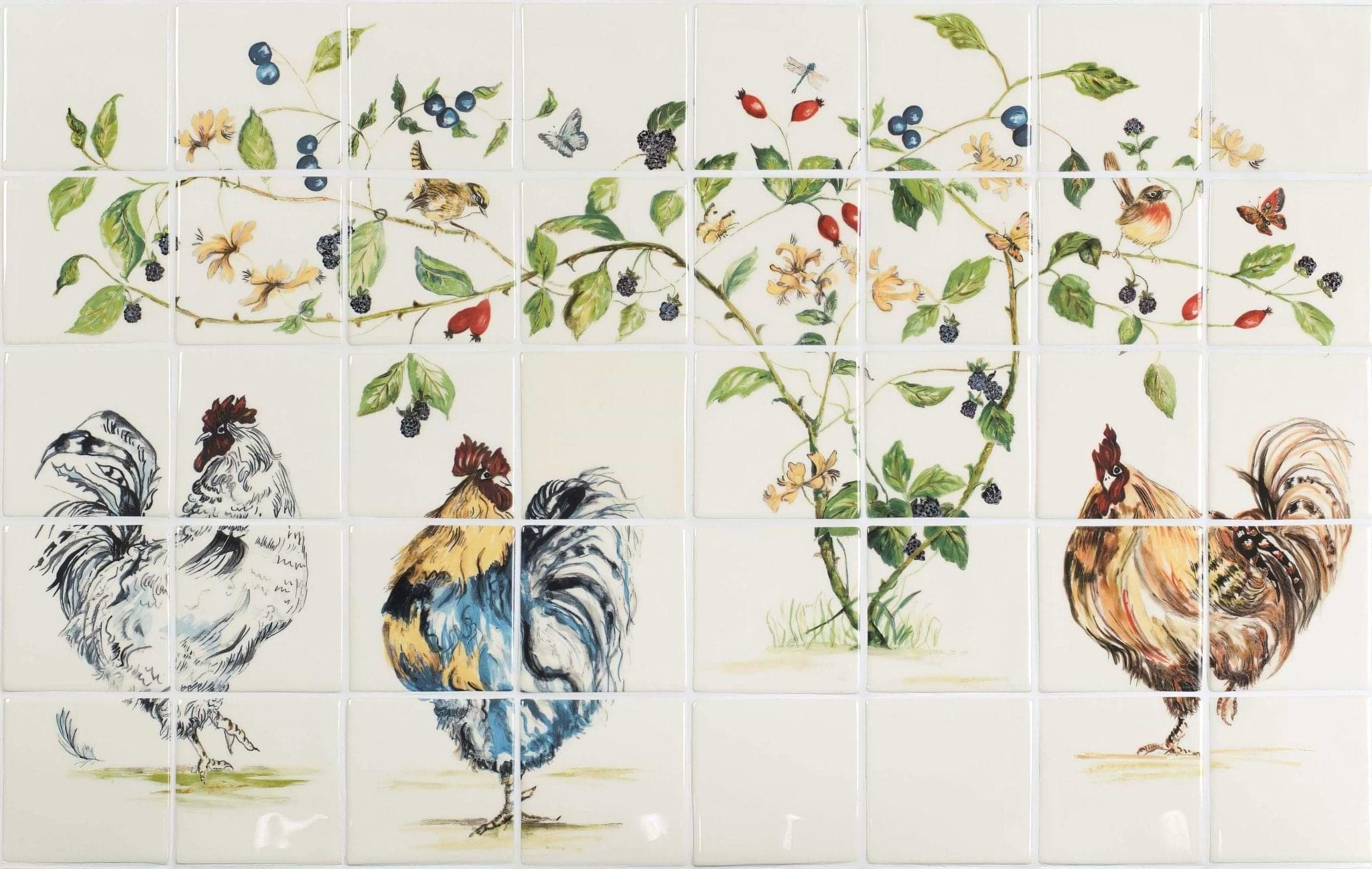 Chicken Coop 40 Tile Panel - Hyperion Tiles