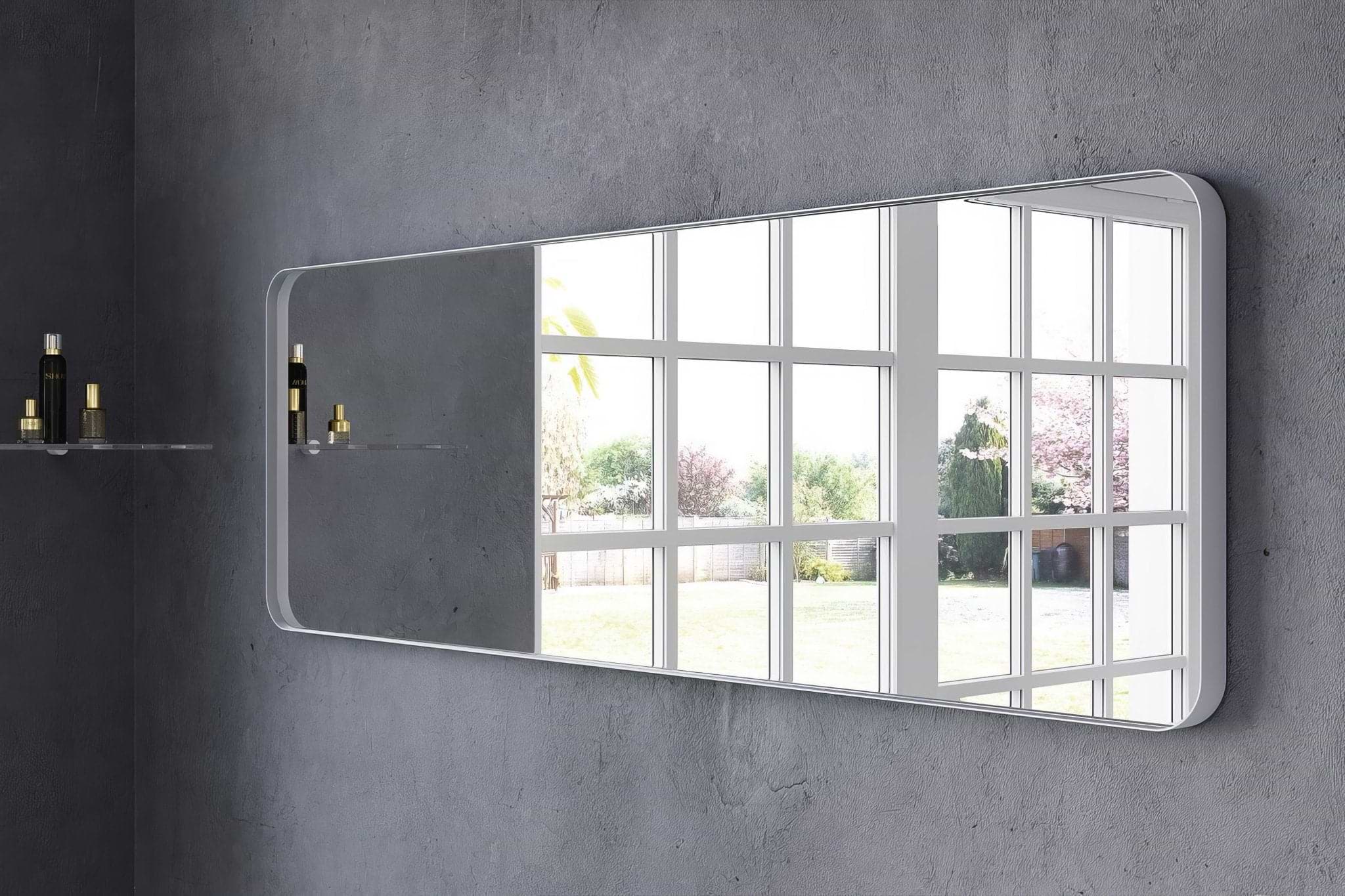 City Mirror 150x50cm White - Hyperion Tiles