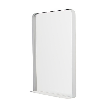 City Mirror with Shelf 50 White - Hyperion Tiles