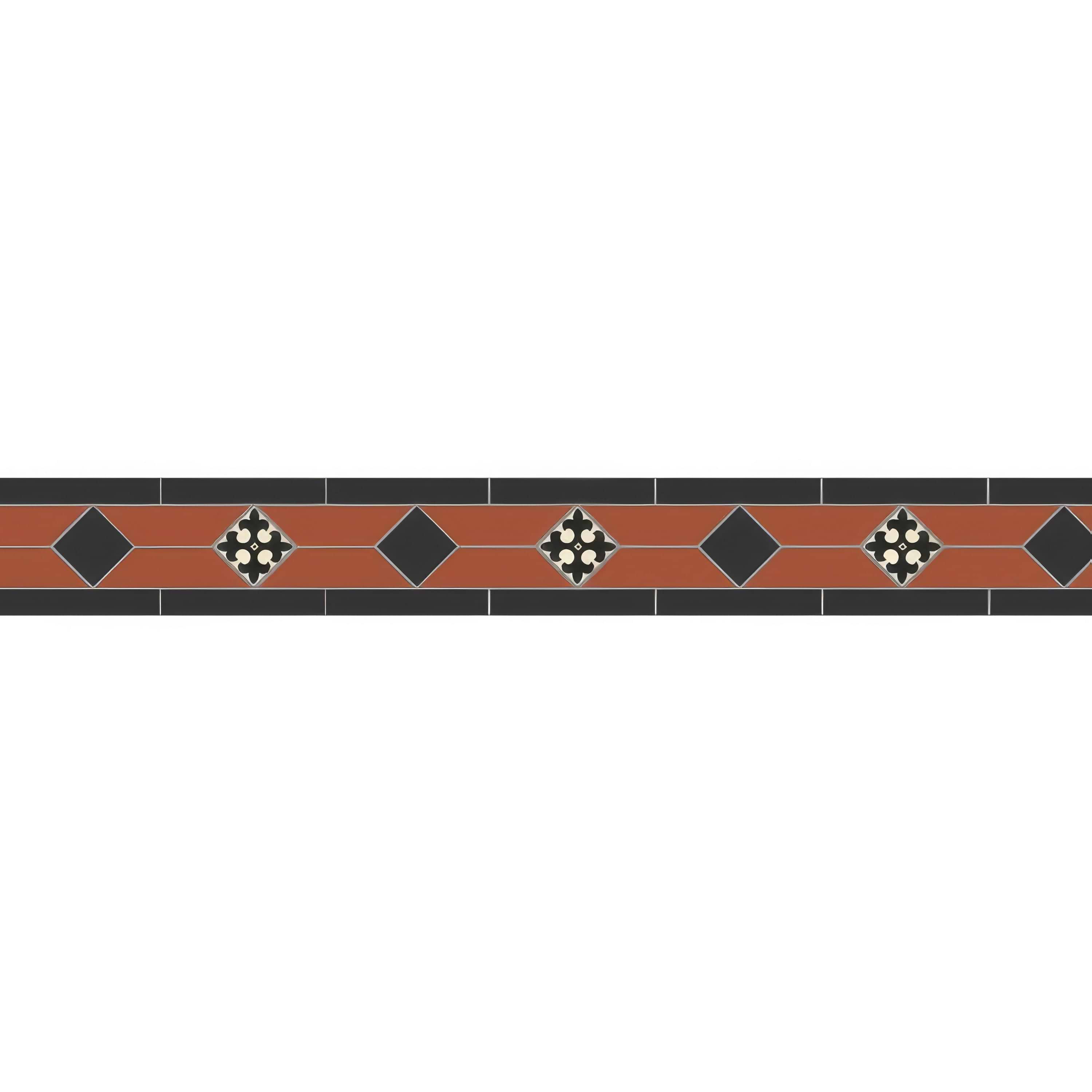 Clare Black, Red & Gordon By Hyperion Tiles
