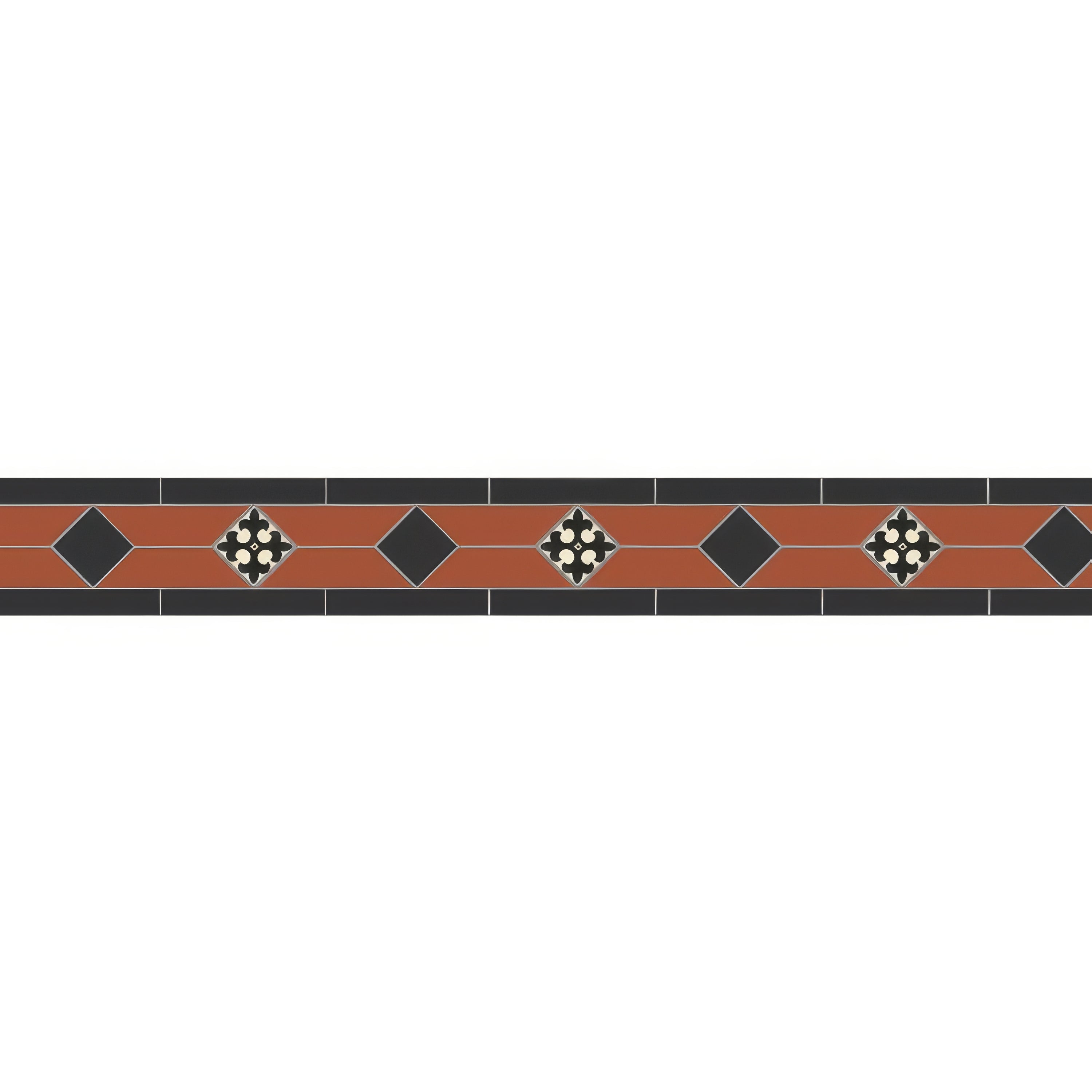 Clare Black, Red & Gordon By Hyperion Tiles