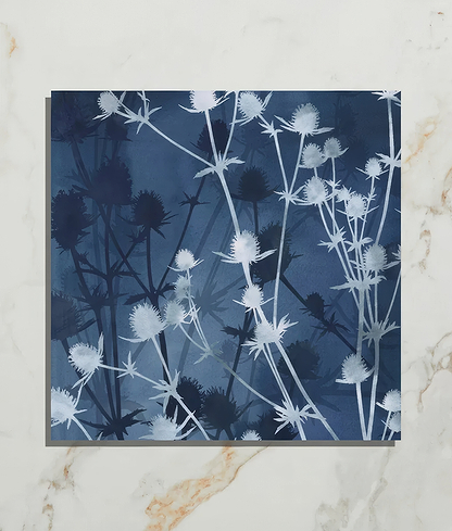 Wild Botanicals Porcelain Blue By Clarissa Hulse - Hyperion Tiles