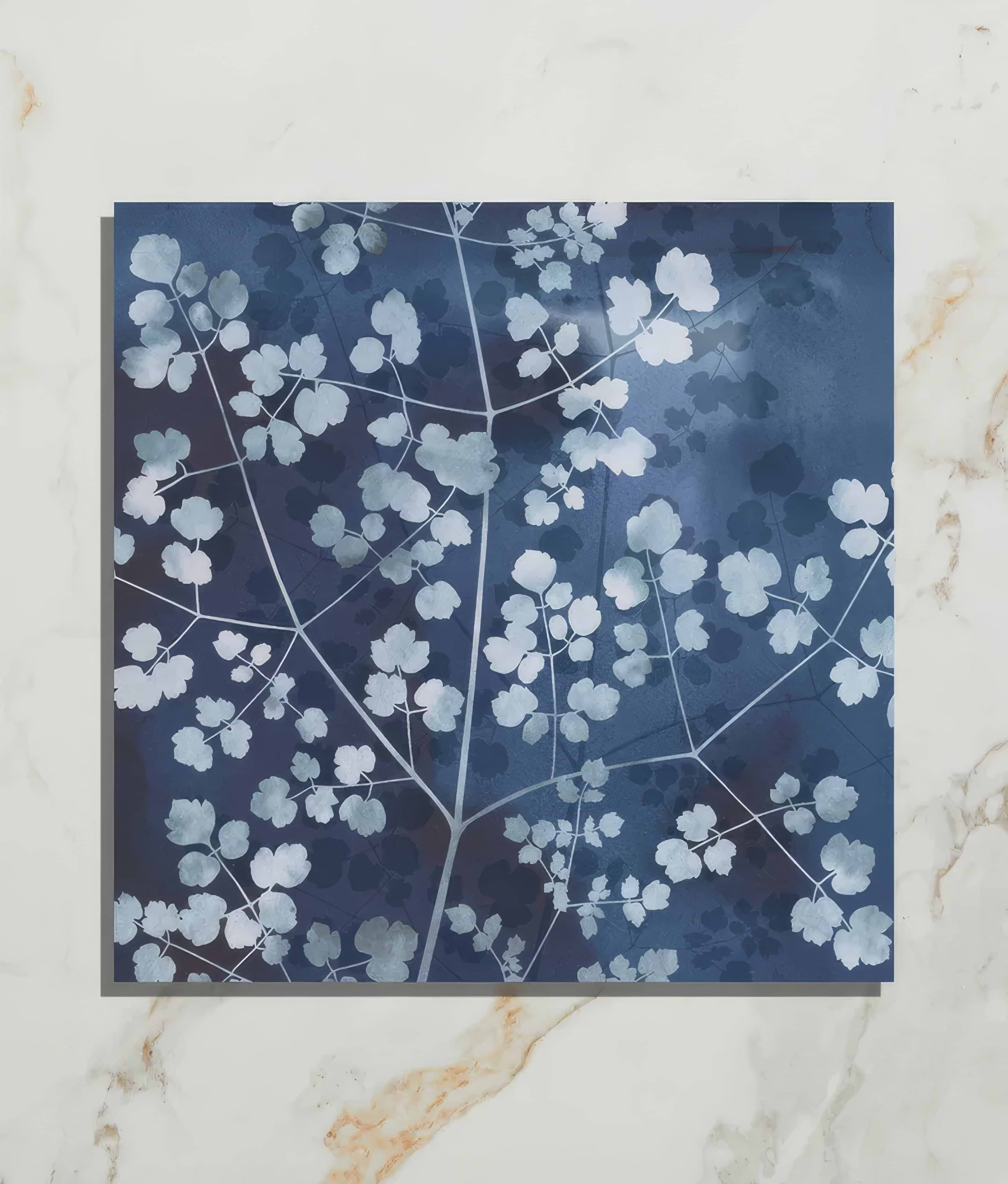 Wild Botanicals Porcelain Blue By Clarissa Hulse - Hyperion Tiles