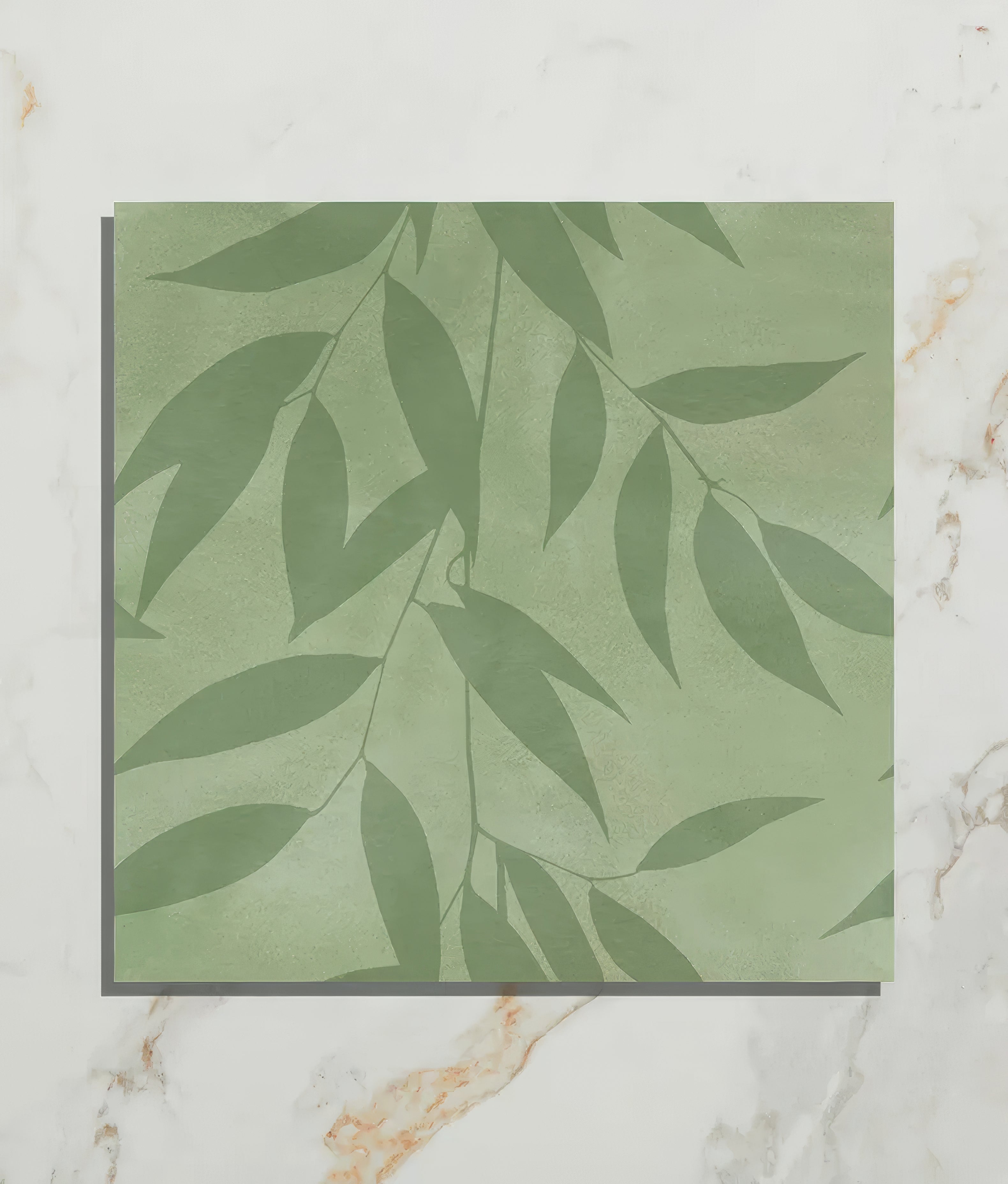 Willow Porcelain Green By Clarissa Hulse - Hyperion Tiles - Ca'Pietra