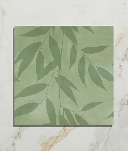 Willow Porcelain Green By Clarissa Hulse - Hyperion Tiles - Ca'Pietra