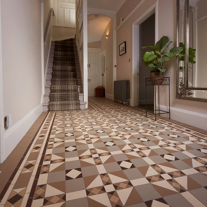 Colchester Holkham Dune, White, Old London & Brown By Hyperion Tiles