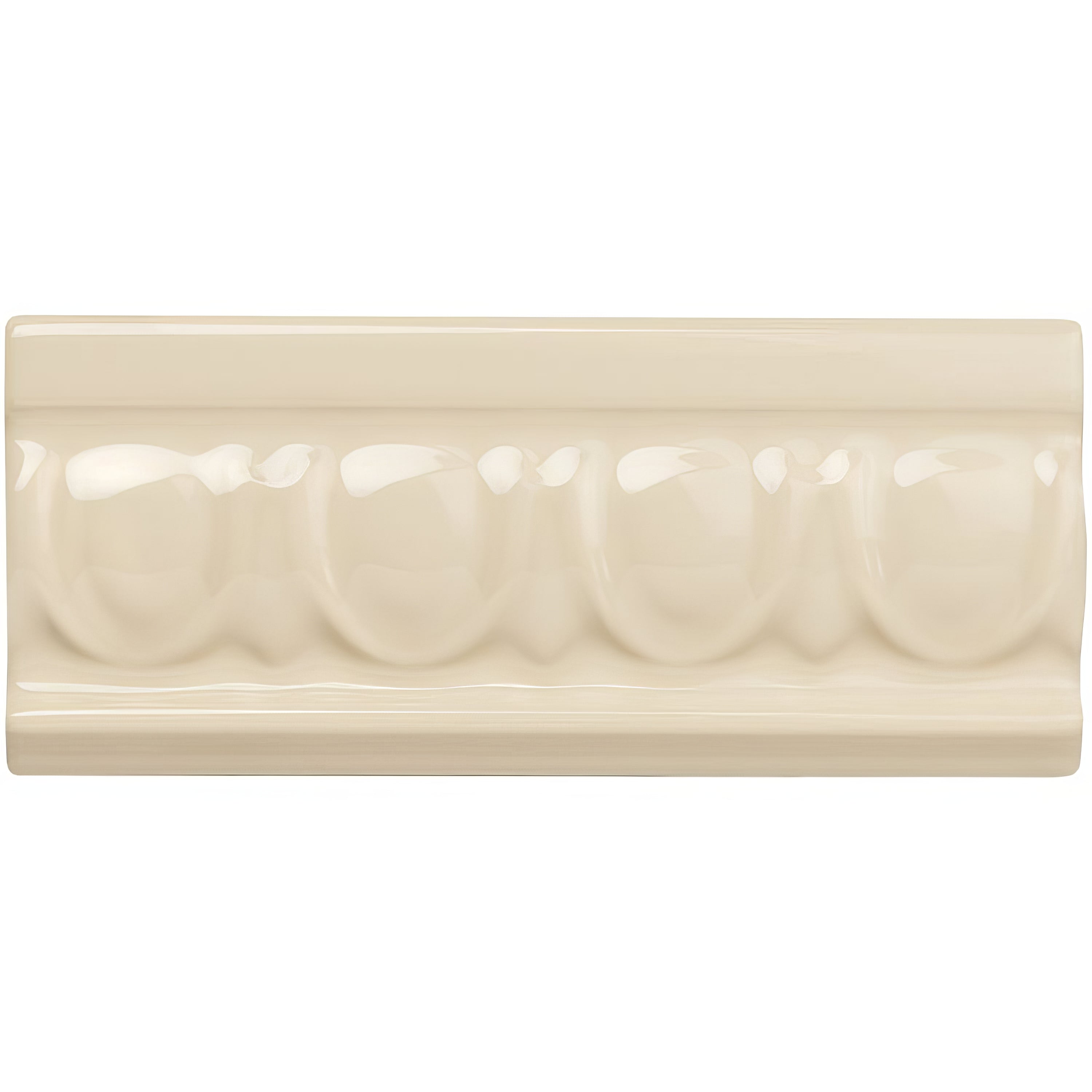 County White Egg & Dart Moulding - Hyperion Tiles