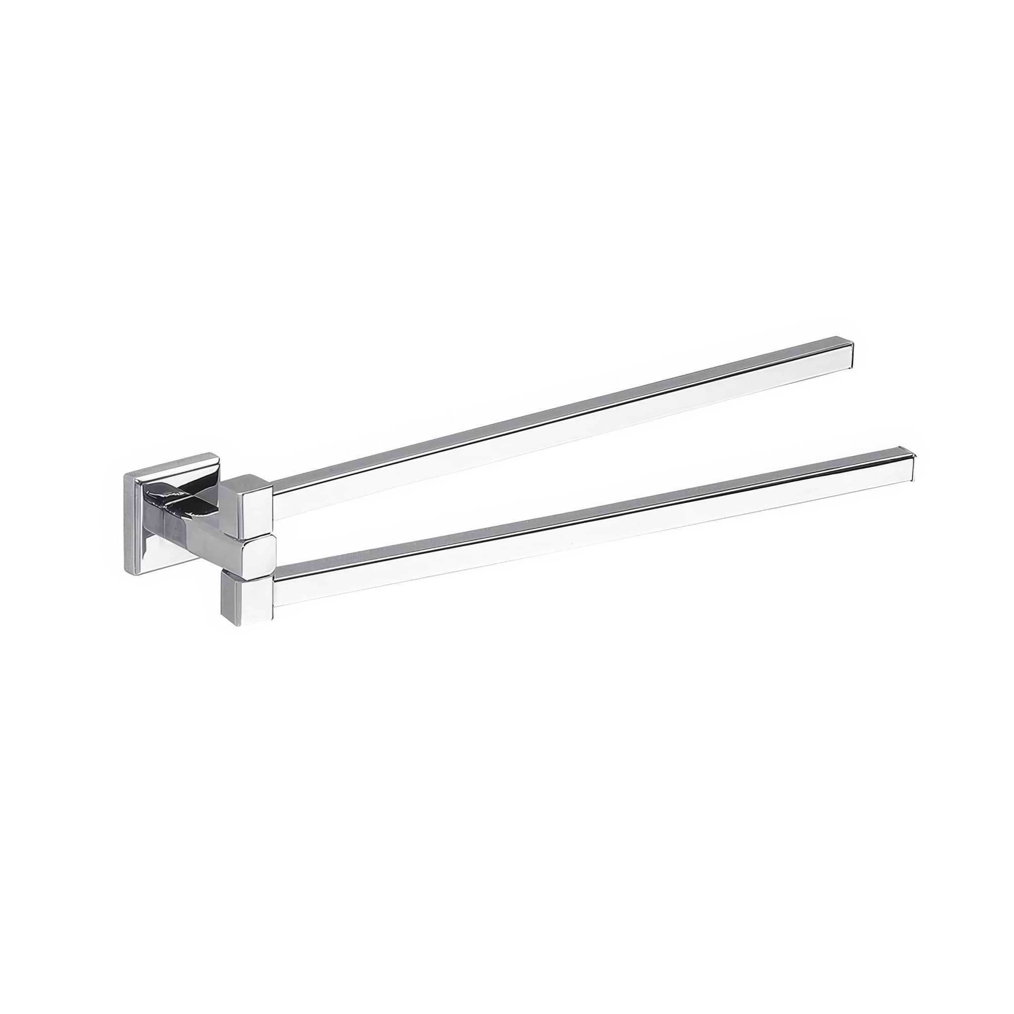 Colorado Double Swing Towel Rail Chrome - Hyperion Tiles