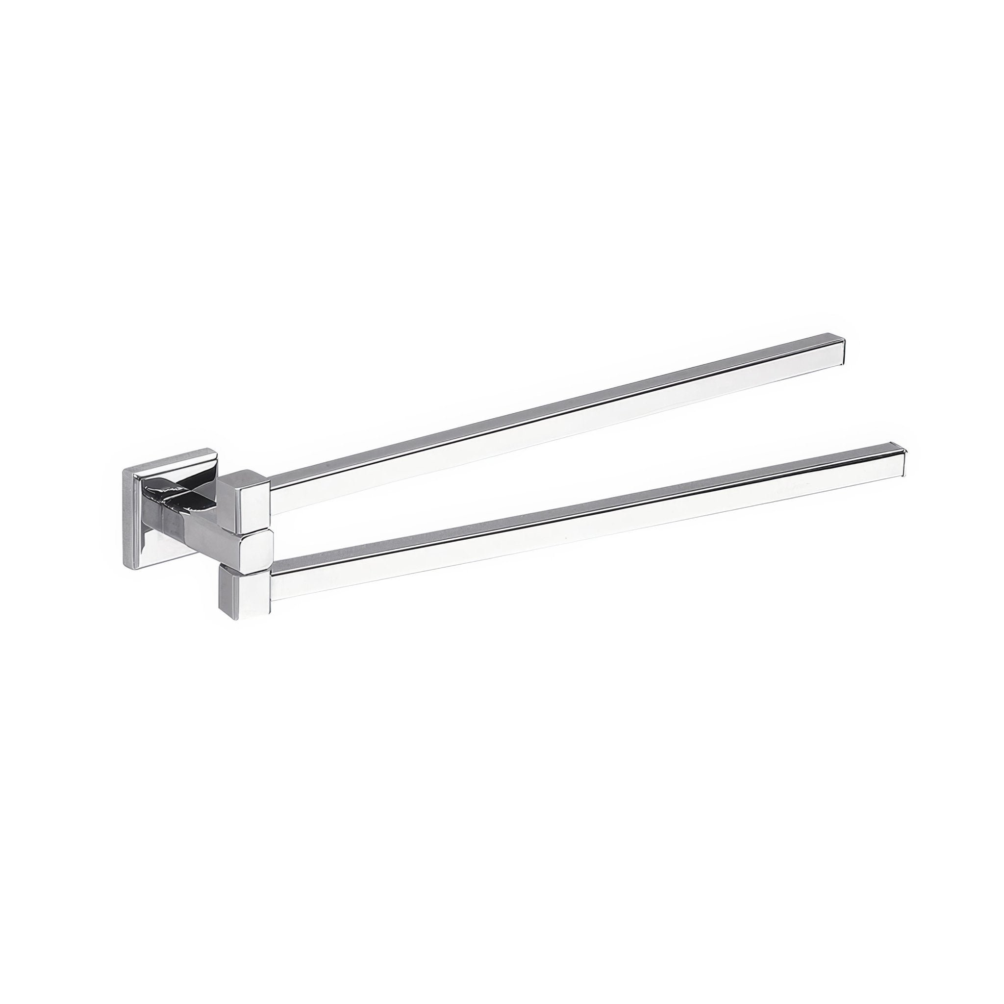 Colorado Double Swing Towel Rail Chrome - Hyperion Tiles