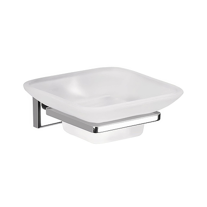 Colorado Glass Soap Dish Chrome/Glass - Hyperion Tiles