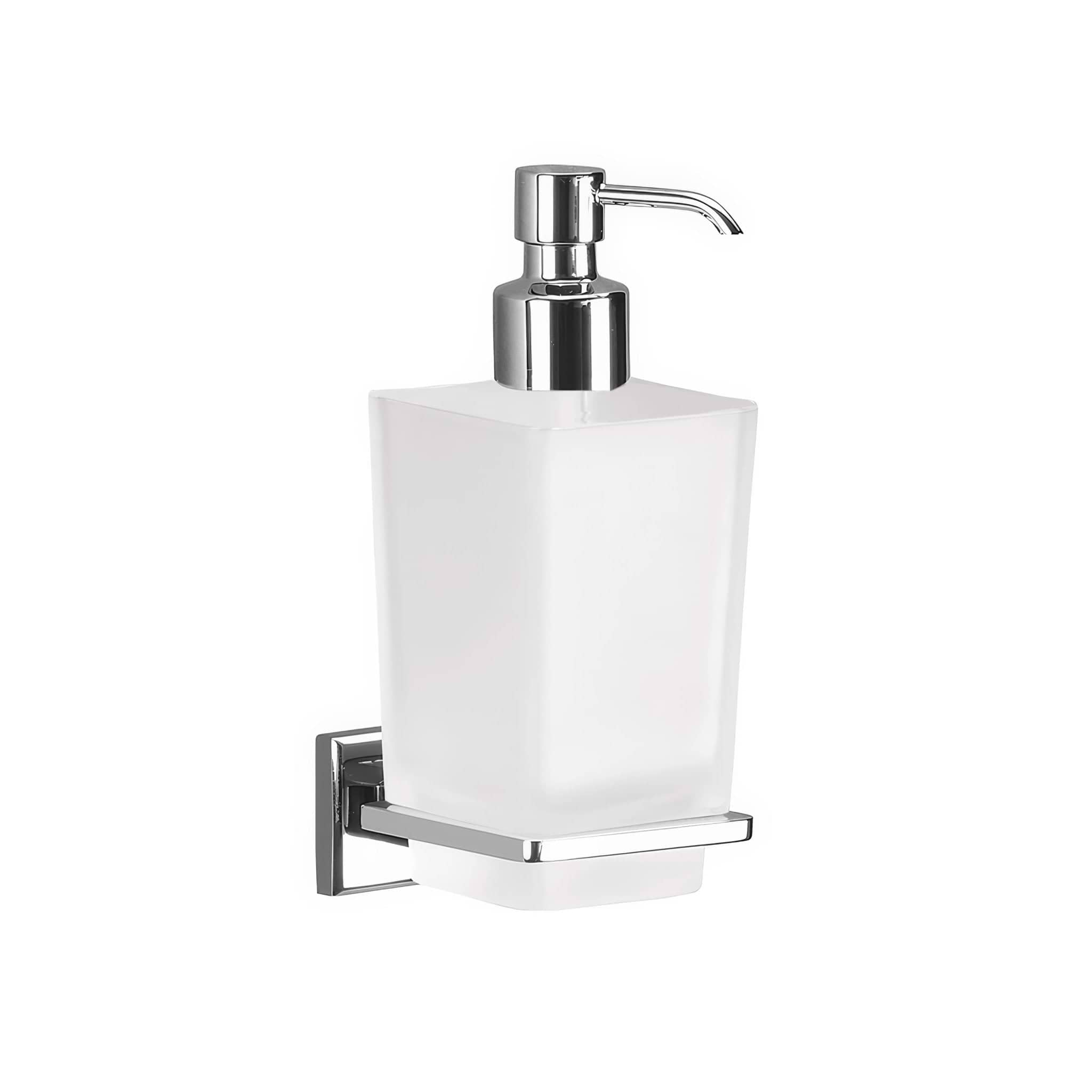 Colorado Glass Soap Dispenser Chrome - Hyperion Tiles