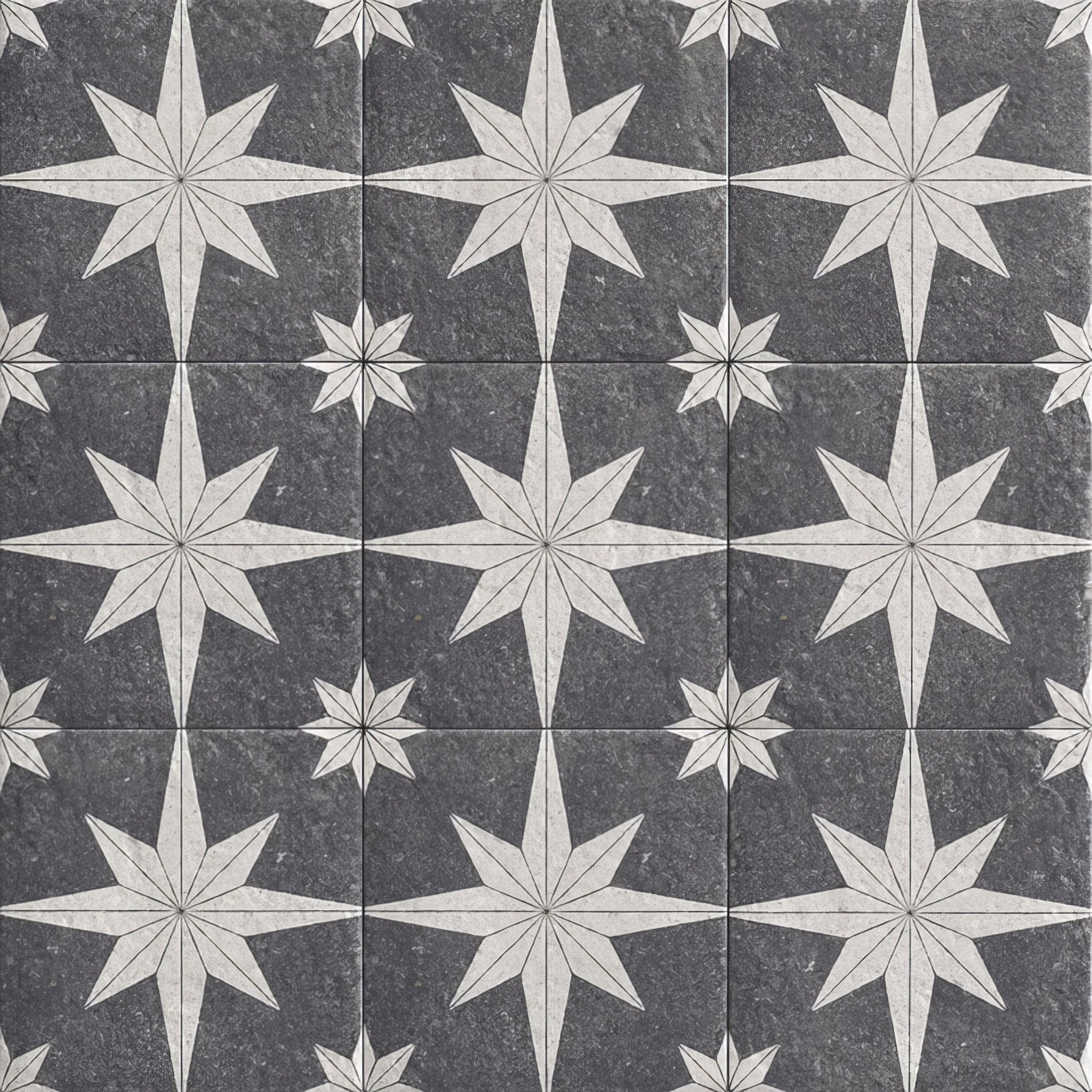 Compass Lava Black - Hyperion Tiles