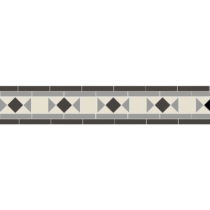 Conrad Grey and Black - Hyperion Tiles