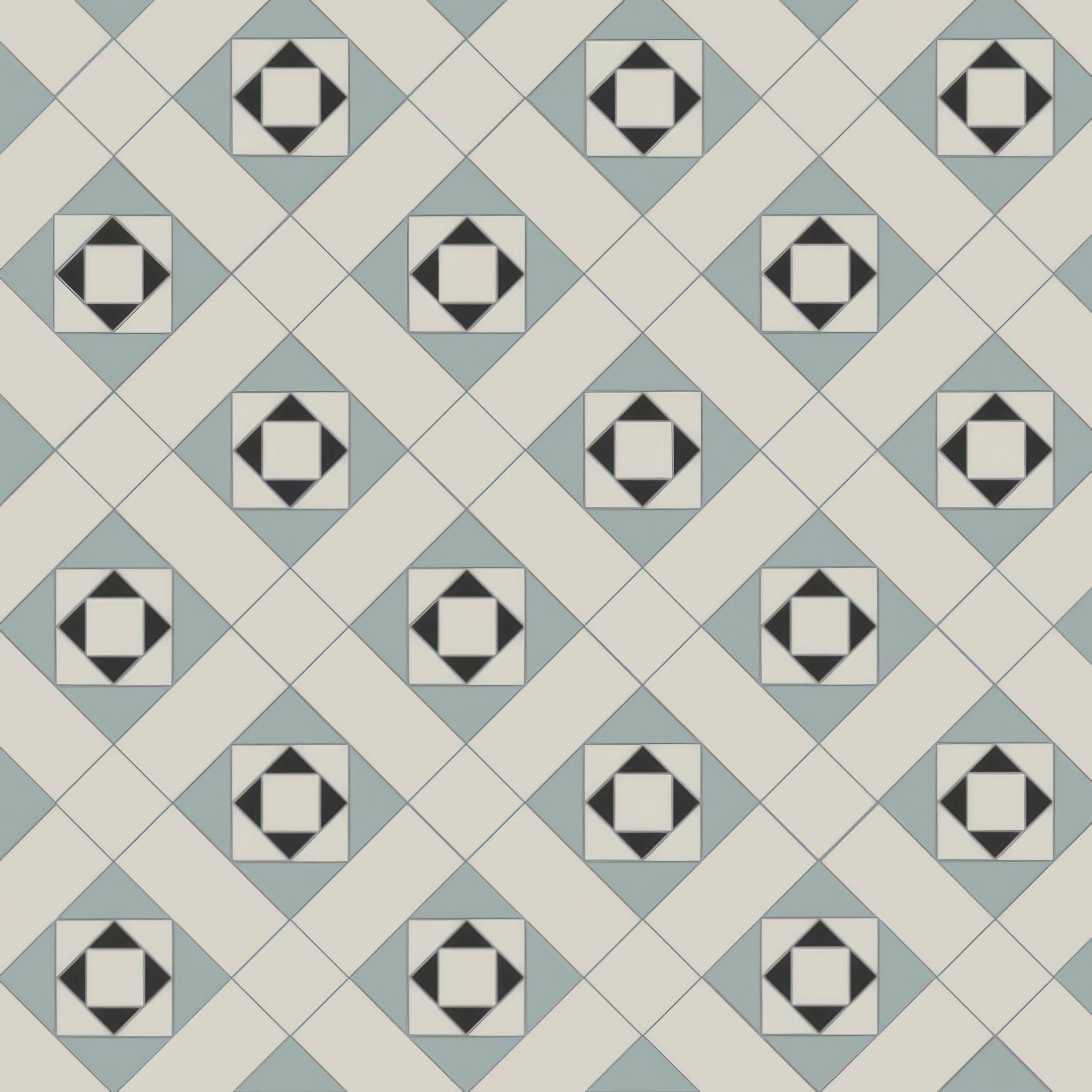 Conway Black, Dover White & Grey - Hyperion Tiles