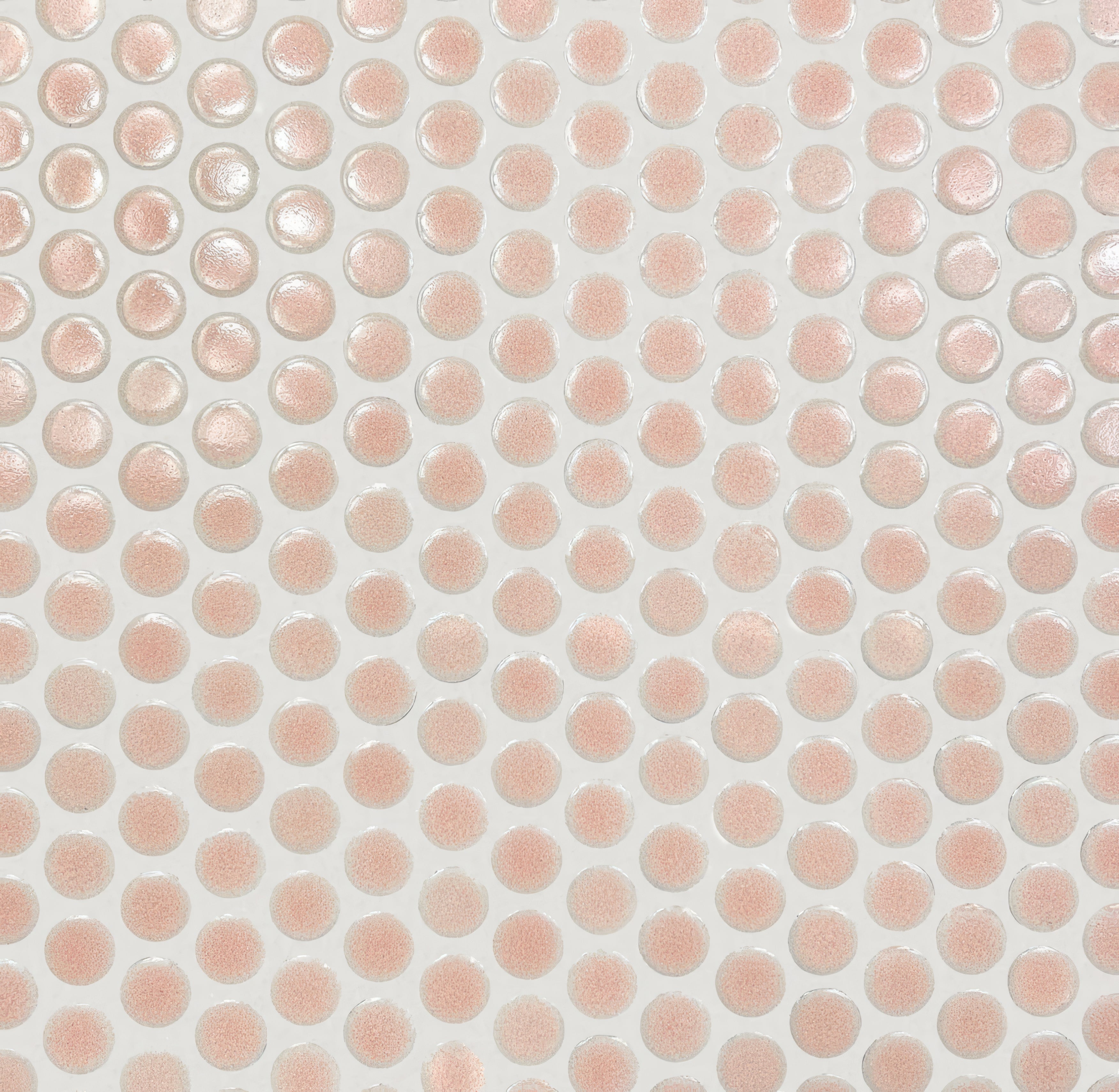 Copenhagen Penny Round Pink Mosaic - Hyperion Tiles