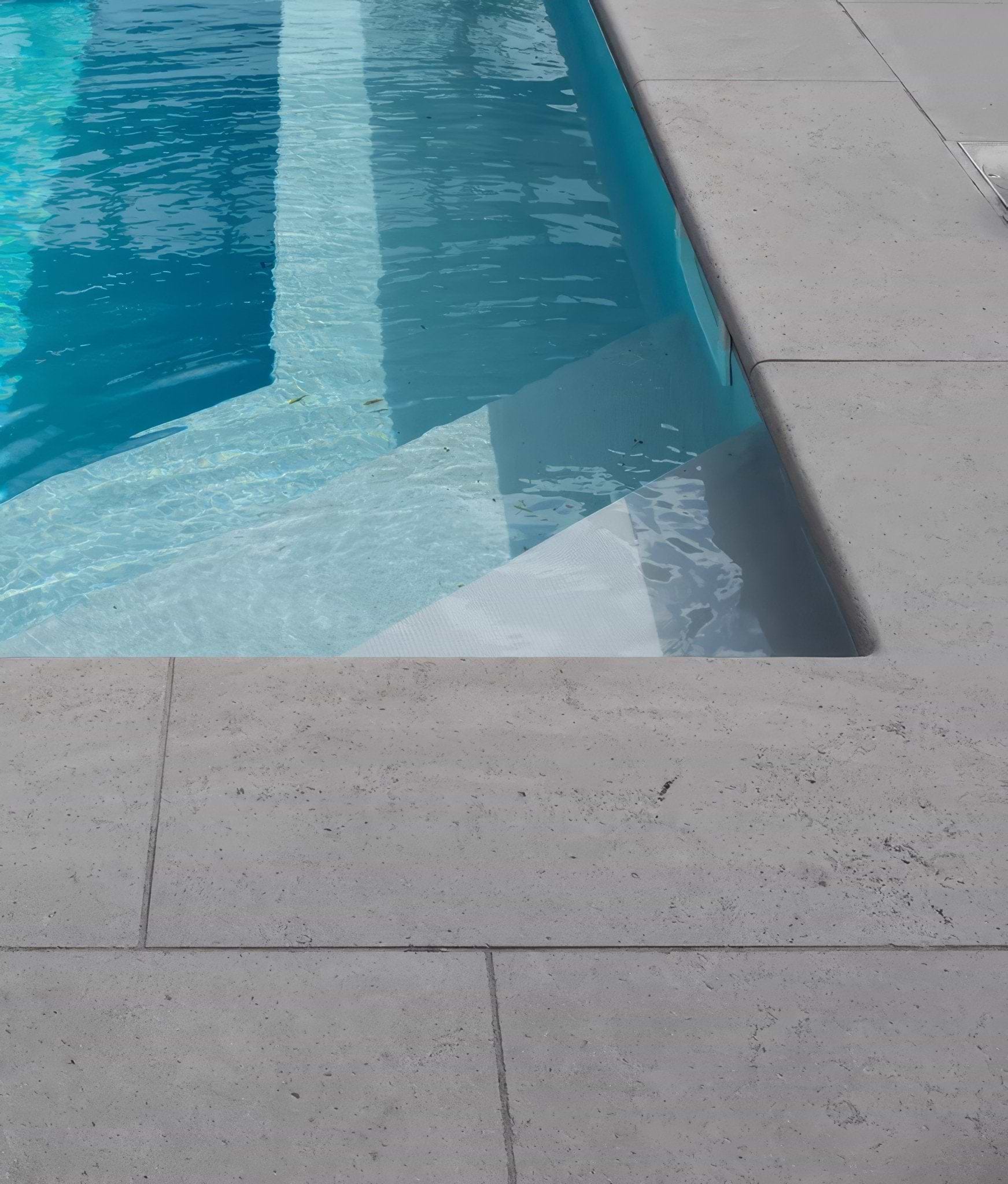 Corfe Limestone Etched Bullnose Coping - Hyperion Tiles