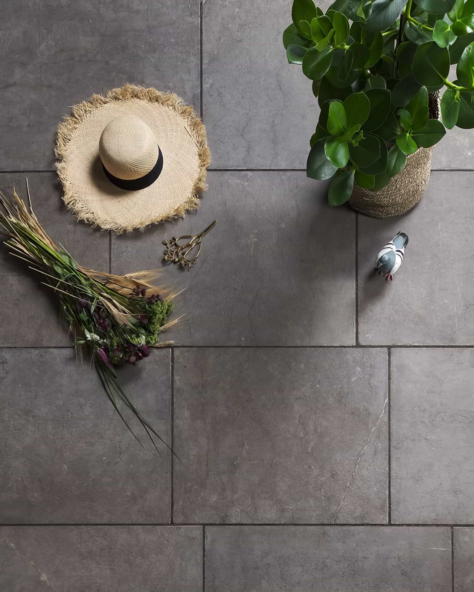 Corfe Limestone Tumbled & Etched Finish - Hyperion Tiles