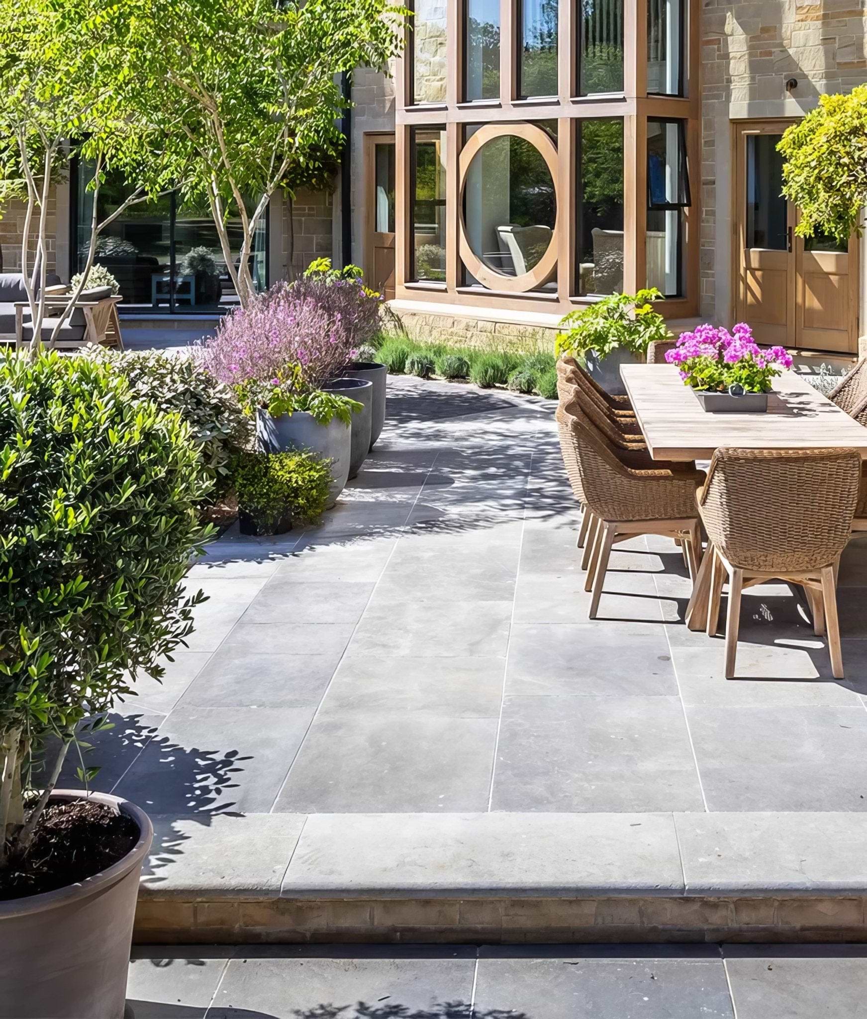 Corfe Limestone Tumbled & Etched Finish - Hyperion Tiles