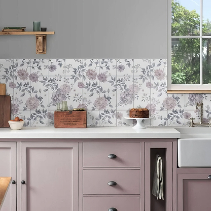 Cottage Garden 16 Tile Panel - Hyperion Tiles